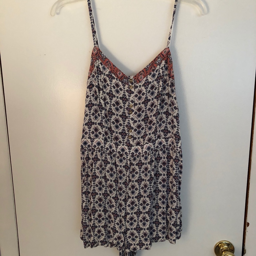 American Eagle Aztec Print Romper
